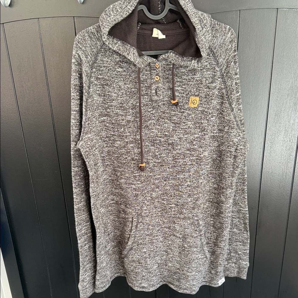 Tentree Charcoal Knit Hoodie